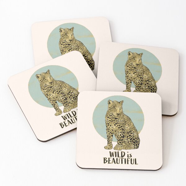 Item preview, Wild is Beautiful. Leopard with retro vibes designed and sold by Sandra Brezina.