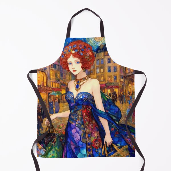 Item preview, Lady Going Shopping Art designed and sold by TheDarkWardrobe.