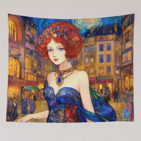 Item preview, Lady Going Shopping Art designed and sold by TheDarkWardrobe.