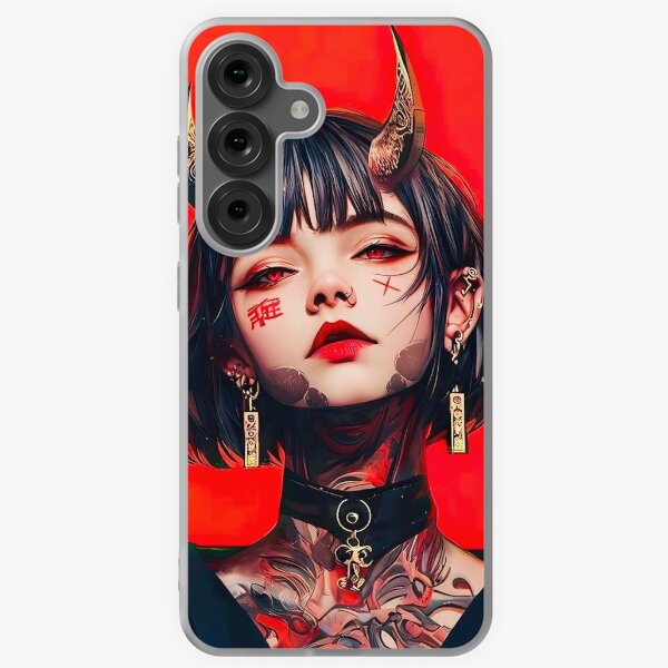 Item preview, Cyberpunk japanese demon waifu designed and sold by KOB-DESIGN ⭐⭐⭐⭐⭐.