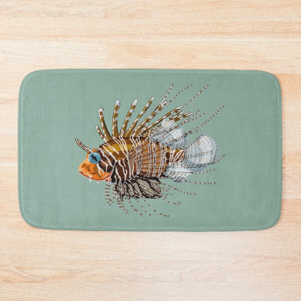 Item preview, Realistic Hand-Drawn Lionfish Illustration – Marine Life Art designed and sold by Phat Dog Designs .