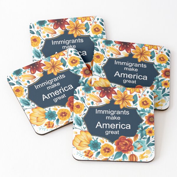 Item preview, immigrants make america great designed and sold by PersoPrints.