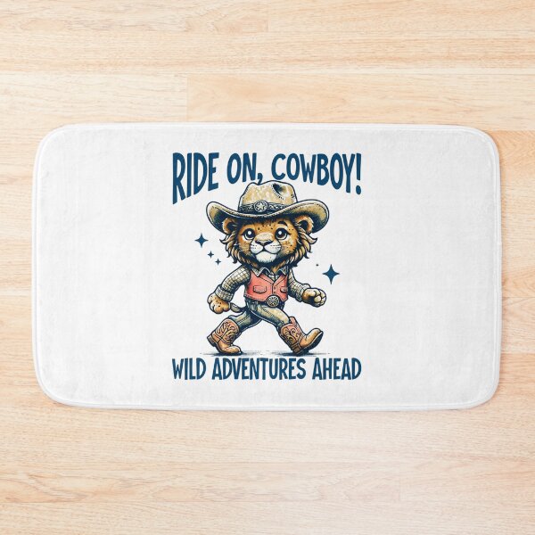 Item preview, Ride on, cowboy! Wild Adventures Ahead designed and sold by Mr-wow.