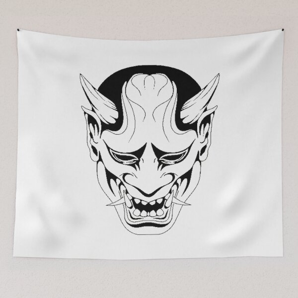 Item preview, Japanese oni demon mask designed and sold by KOB-DESIGN ⭐⭐⭐⭐⭐.