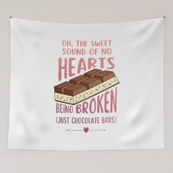 Item preview, Anti-Valentine's Day Yummy Gourmet Milk Chocolate Bar designed and sold by ObsidianDaz.