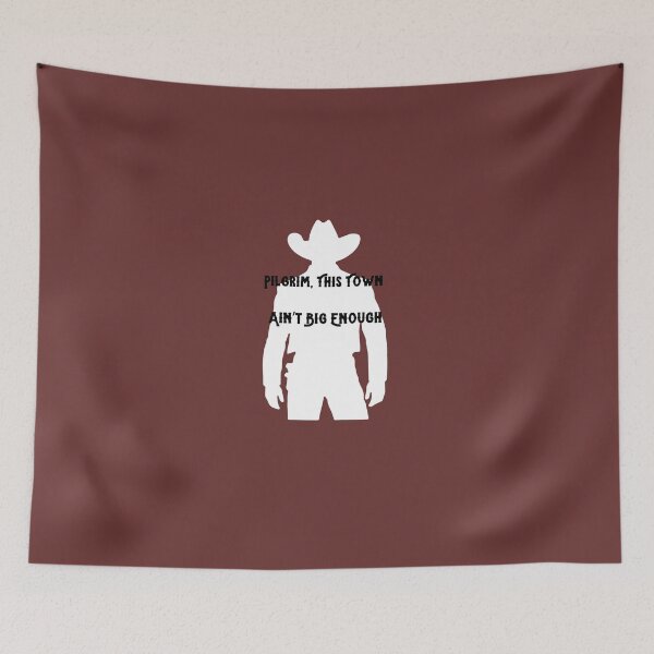 Item preview, Pilgrim, This Town Ain't Big Enough Western designed and sold by AIJNtees.