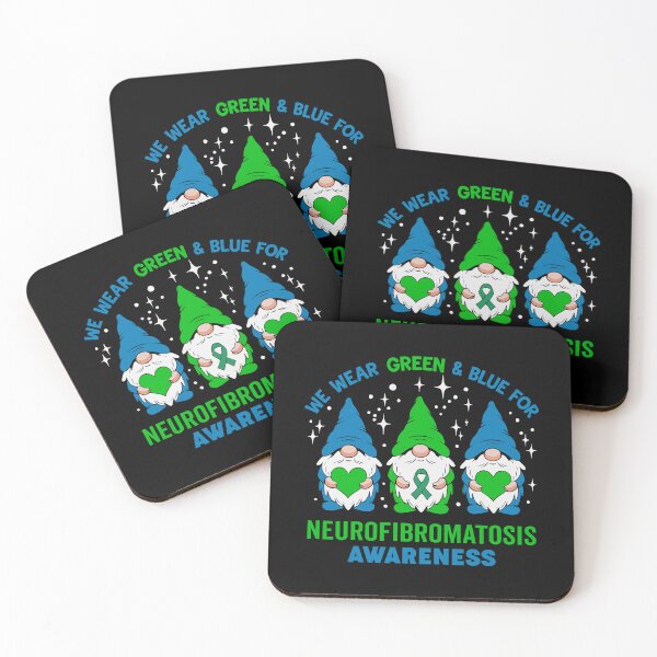 Item preview, We Wear Green & Blue for Neurofibromatosis Awareness designed and sold by tmerchtrends.