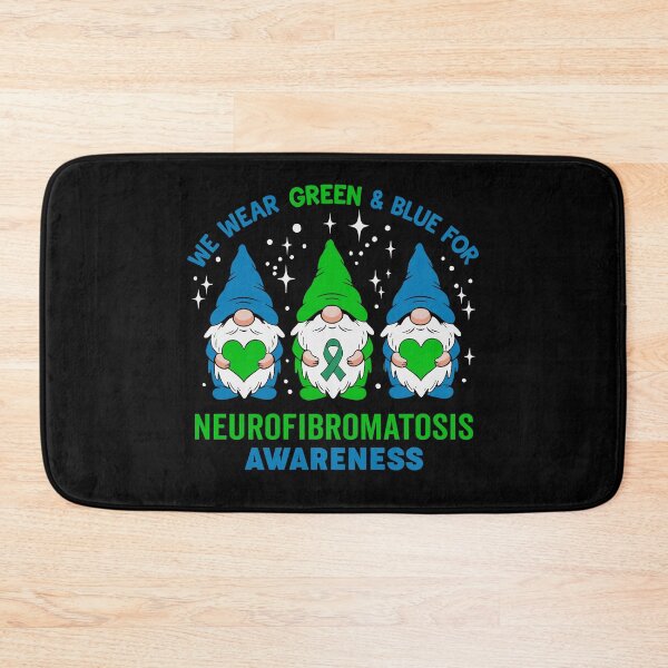 Item preview, We Wear Green & Blue for Neurofibromatosis Awareness designed and sold by tmerchtrends.