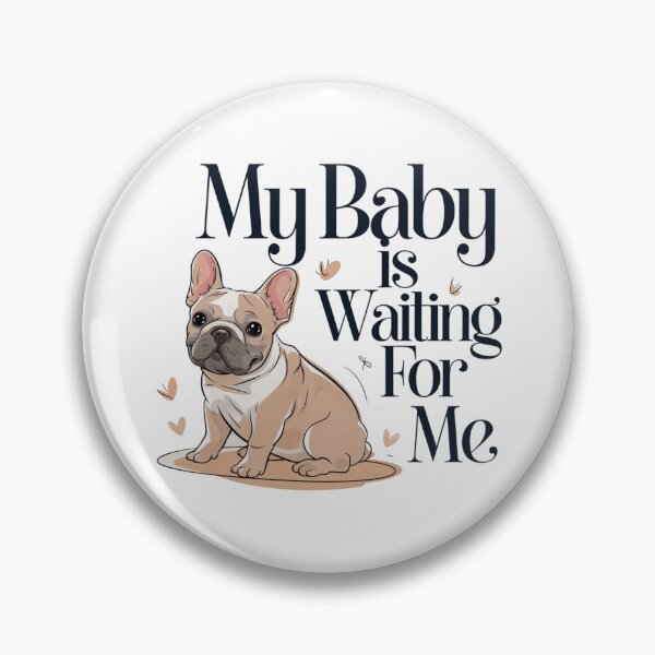Item preview, cute text french bulldog designed and sold by VividTrails.