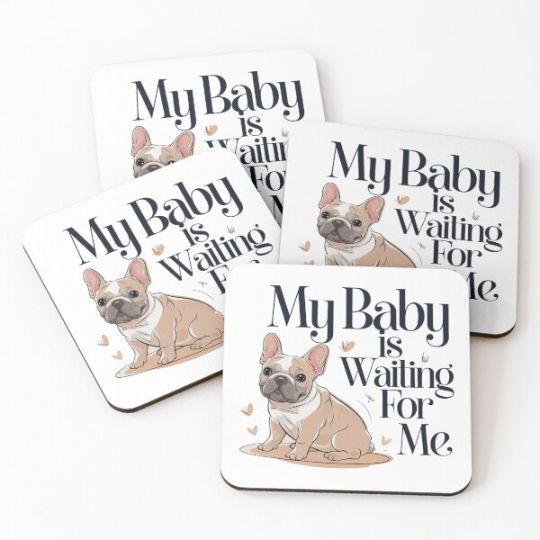 Item preview, cute text french bulldog designed and sold by VividTrails.
