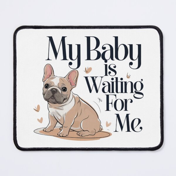 Item preview, cute text french bulldog designed and sold by VividTrails.