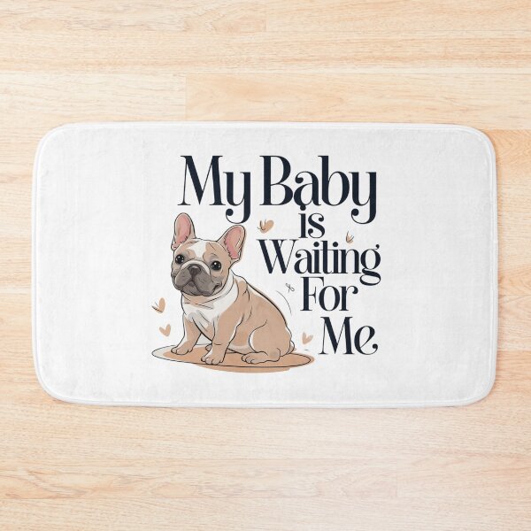 Item preview, cute text french bulldog designed and sold by VividTrails.