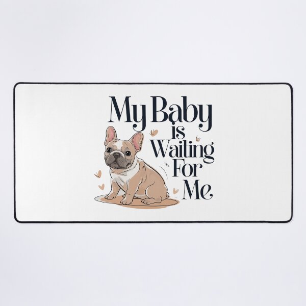 Item preview, cute text french bulldog designed and sold by VividTrails.