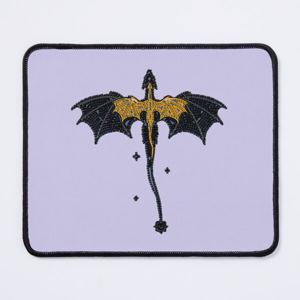 Item preview, Mosaic Dragon Art - Inspired by Onyx Storm - Mystical Tile Design designed and sold by H Jonas.