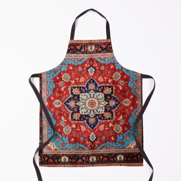 Item preview, Red Light Blue Oriental Persian Wonderful Rug designed and sold by GrinGalore.