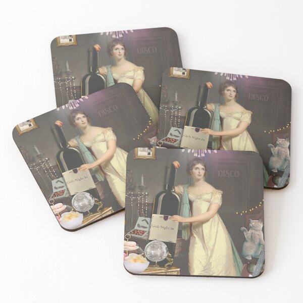 Item preview, Girls Night In (vintage woman and wine) designed and sold by  Designs by Nikki-Louise.