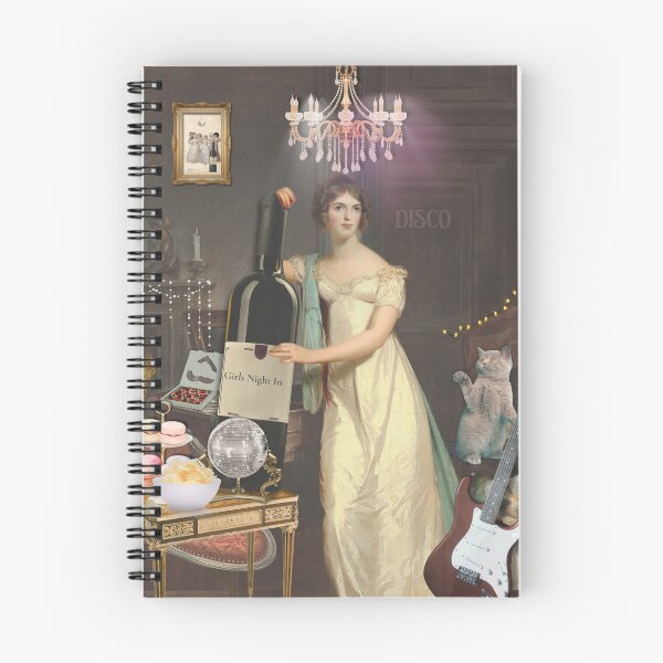 Item preview, Girls Night In (vintage woman and wine) designed and sold by  Designs by Nikki-Louise.