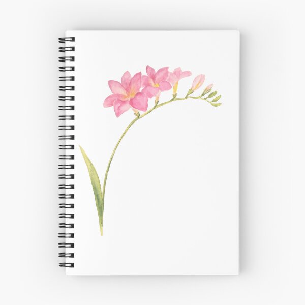 Item preview, Cute Watercolor Branch With Freesia Flowers designed and sold by kosnatvi.