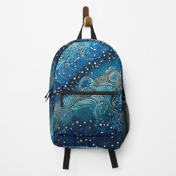 Item preview, Aboriginal Inspired Dot Art - Ocean Fury designed and sold by GrinGalore.