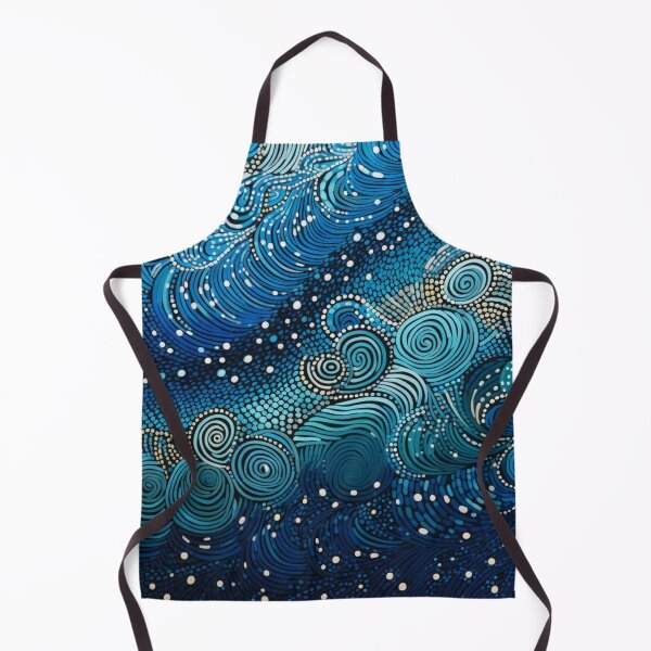 Item preview, Aboriginal Inspired Dot Art - Ocean Fury designed and sold by GrinGalore.