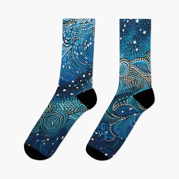 Item preview, Aboriginal Inspired Dot Art - Ocean Fury designed and sold by GrinGalore.