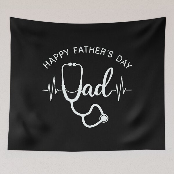 Item preview, Stethoscope Heartbeat Nurse Dad Happy Fathers Day For Nurses designed and sold by clothesy7.