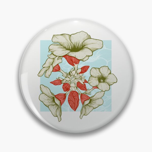 Item preview, Allamanda flower branch illustration designed and sold by Rômulo Queiroz.