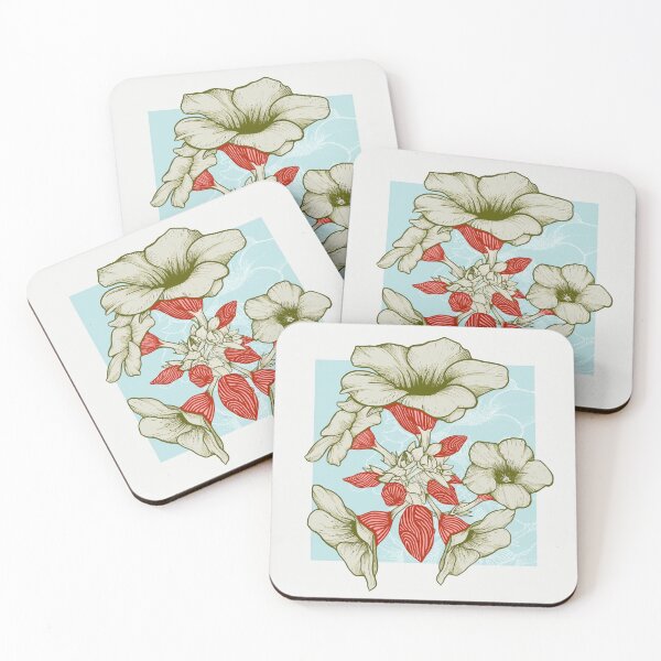Item preview, Allamanda flower branch illustration designed and sold by Rômulo Queiroz.