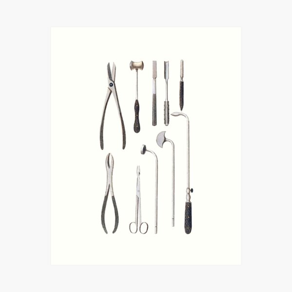 Item preview, Vintage Medical Tools Illustration  designed and sold by HawthorneFlame.