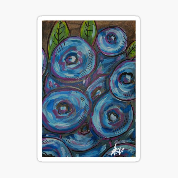 Item preview, Blueberries designed and sold by aoifetandco.