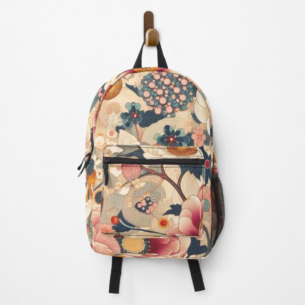 Item preview, Floral pattern, Japanese art flowers, ukiyo-e, ink wash, oriental design, botanical designed and sold by Sugar Wisdom .
