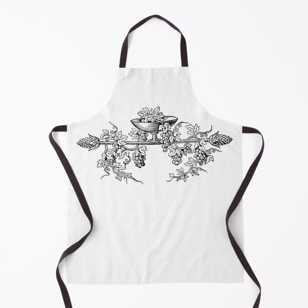 Item preview, Wine Cup with Vine and Grapes Illustration designed and sold by HawthorneFlame.
