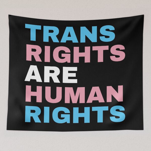 Item preview, Trans Right are Human Rights Transgender LGBTQ Pride designed and sold by House Sparrow.