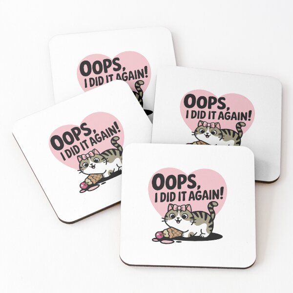Item preview, OOP, I DID IT AGAIN! designed and sold by bosilvercat.