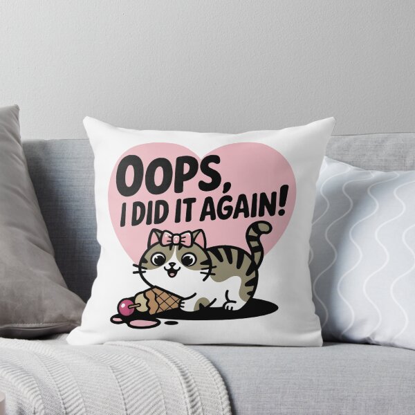 Item preview, OOP, I DID IT AGAIN! designed and sold by bosilvercat.