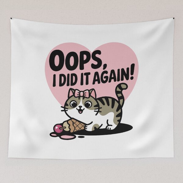 Item preview, OOP, I DID IT AGAIN! designed and sold by bosilvercat.