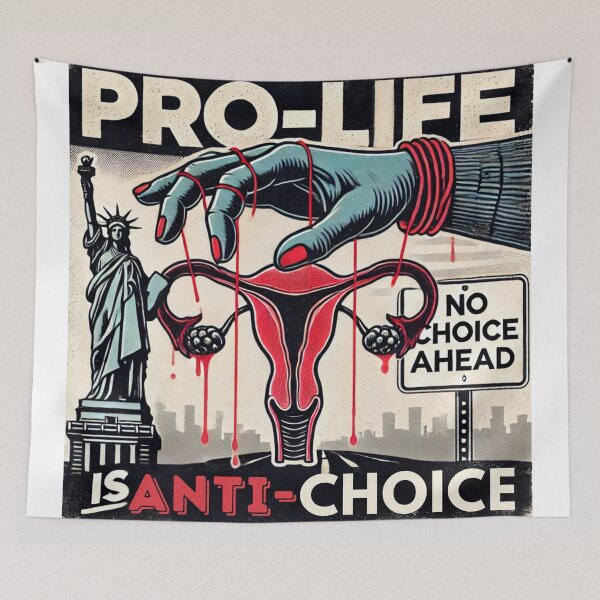 Item preview, Pro-Life is Anti-Choice designed and sold by dealchica.