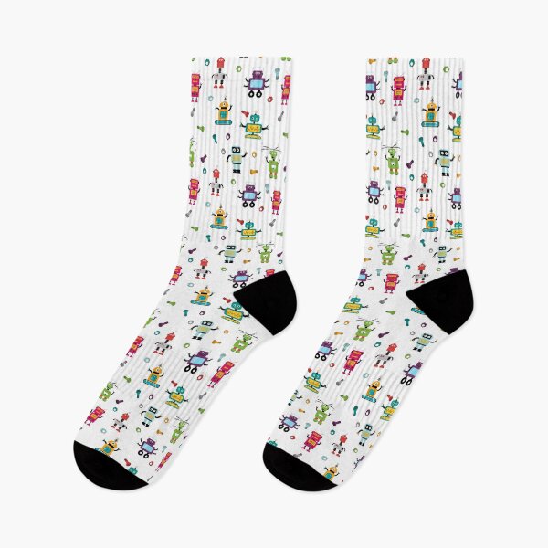 Item preview, Cute Multicolored Robots Kids Robot designed and sold by idovedesign.