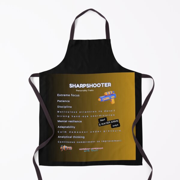 Item preview, Sharpshooter Personality Traits Radiant Brown designed and sold by HOMEBODYHOMEROO.