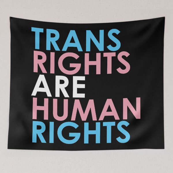Item preview, Trans Right are Human Rights Transgender LGBTQ Pride designed and sold by House Sparrow.