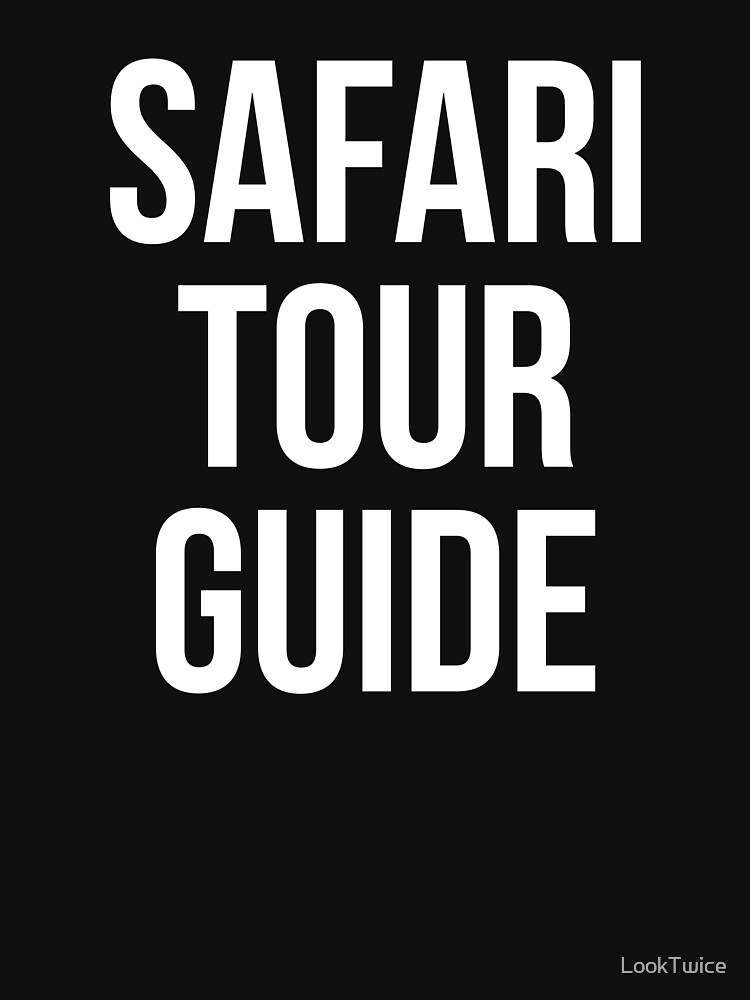 Safari Tour Guide Easy Funny Joke Halloween Costume T-Shirt Safari Tour Guide Easy Funny Joke Halloween Costume T-Shirt
