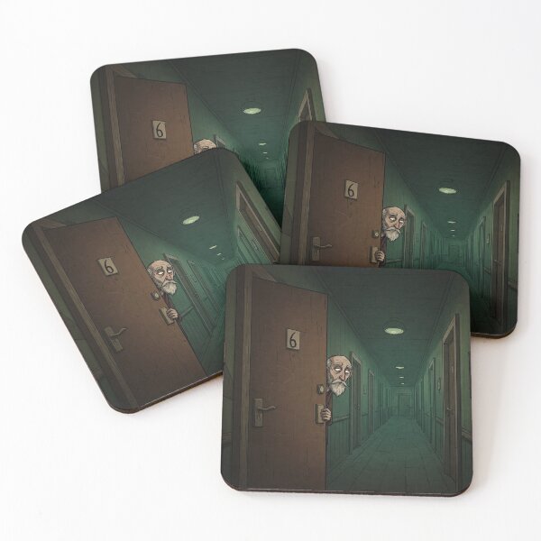 Item preview, The Man Behind the Door designed and sold by shypixels.