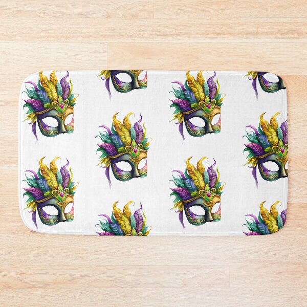 Item preview, Mardi Gras Mask designed and sold by TwoSpiralsDesigns.