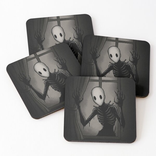 Item preview, Shadowy Figure at the Window – Eerie Horror Art designed and sold by shypixels.