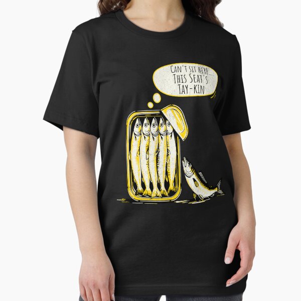 Item preview, Can't Sit Here This Seats Taken Sardine design On Dark Colors designed and sold by EpochFusion.