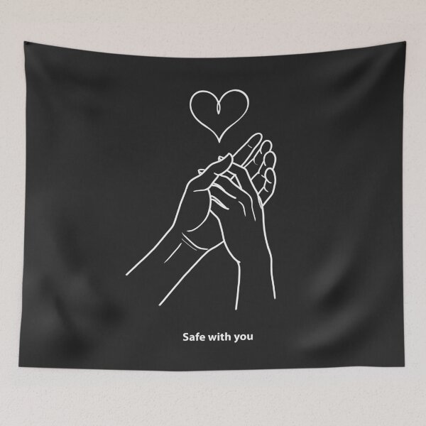 Item preview, safe with you - White designed and sold by MaryAura.