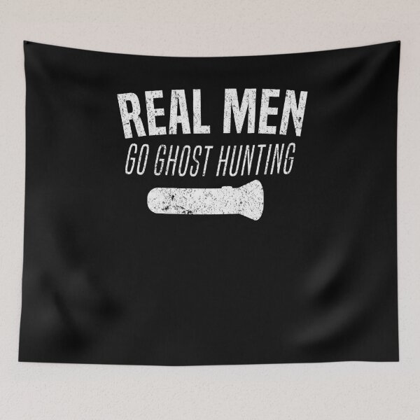 Item preview, Real Men Go Ghost Hunting Ghost Tour T-Shirt designed and sold by LookTwice.
