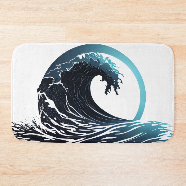 Item preview, A minimalistic logo of lines featuring the silhouette of an ocean or sea waves, simple shapes and lines. Emblema for any brand company designed and sold by anytka.