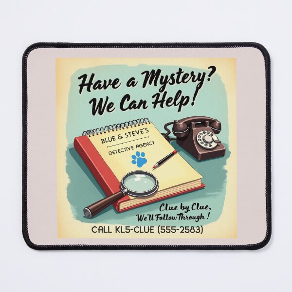 Item preview, Blue & Steve's Detective Agency designed and sold by MapleMischief.