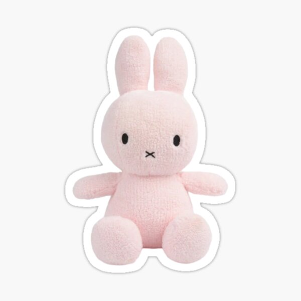 Item preview, miffy bunny pink plush designed and sold by leeliae.